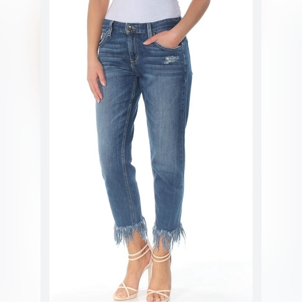 Joe’s Ex loved Crop Frayed Hem Jeans